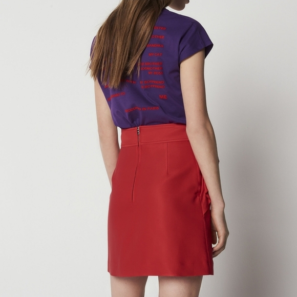 Sandro ruffle pocket skirt - Picture 2 of 9